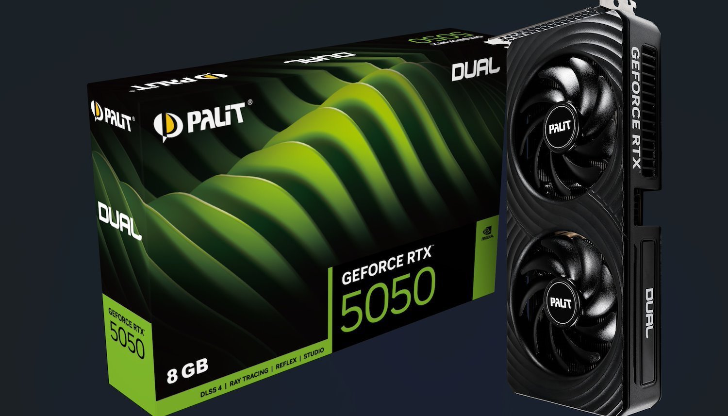 Palit RTX5050 Dual 8GB GDDR6 128Bit 3-DP Hdmi Ne65050019p1-Gb2070d