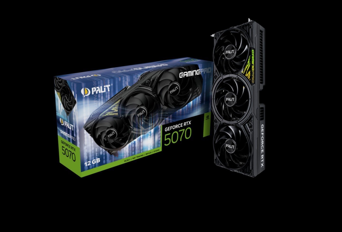 Palit RTX5070 Gamingpro 12GB GDDR7 192Bit 3-DP Hdmi