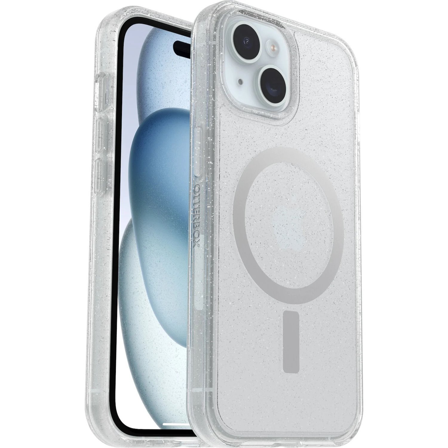 OtterBox Symmetry Series+ Clear Case for Apple iPhone 15 Smartphone - Stardust, Clear
