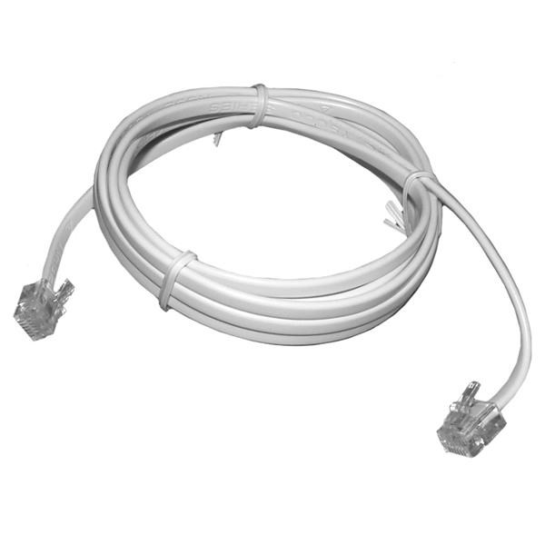 Generic Access RJ11-RJ11 2M Line Cord 6P4C Retail Pack