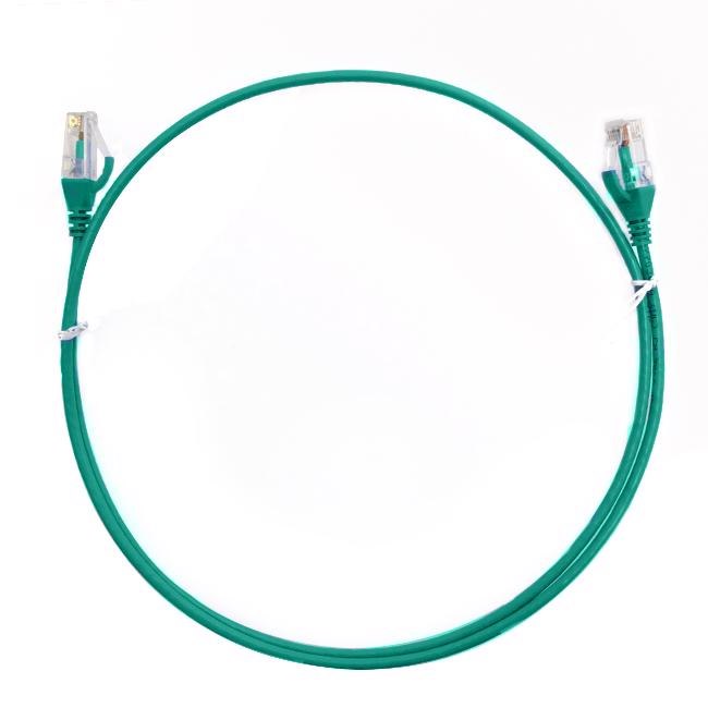 4Cabling 4M Cat 6 RJ45 RJ45 Ultra Thin LSZH Network Cable: Green
