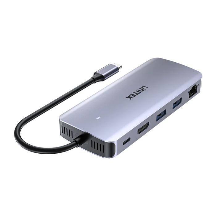 Unitek This Multi-Functional Usb-C Hub Includes Built-In SSD Storage, A PD Charging Port, An Hdmi 2.0 Port, And Two 10Gbps Usb-A Ports, All Of Which Require No Installation. Just Plug And Play On Your