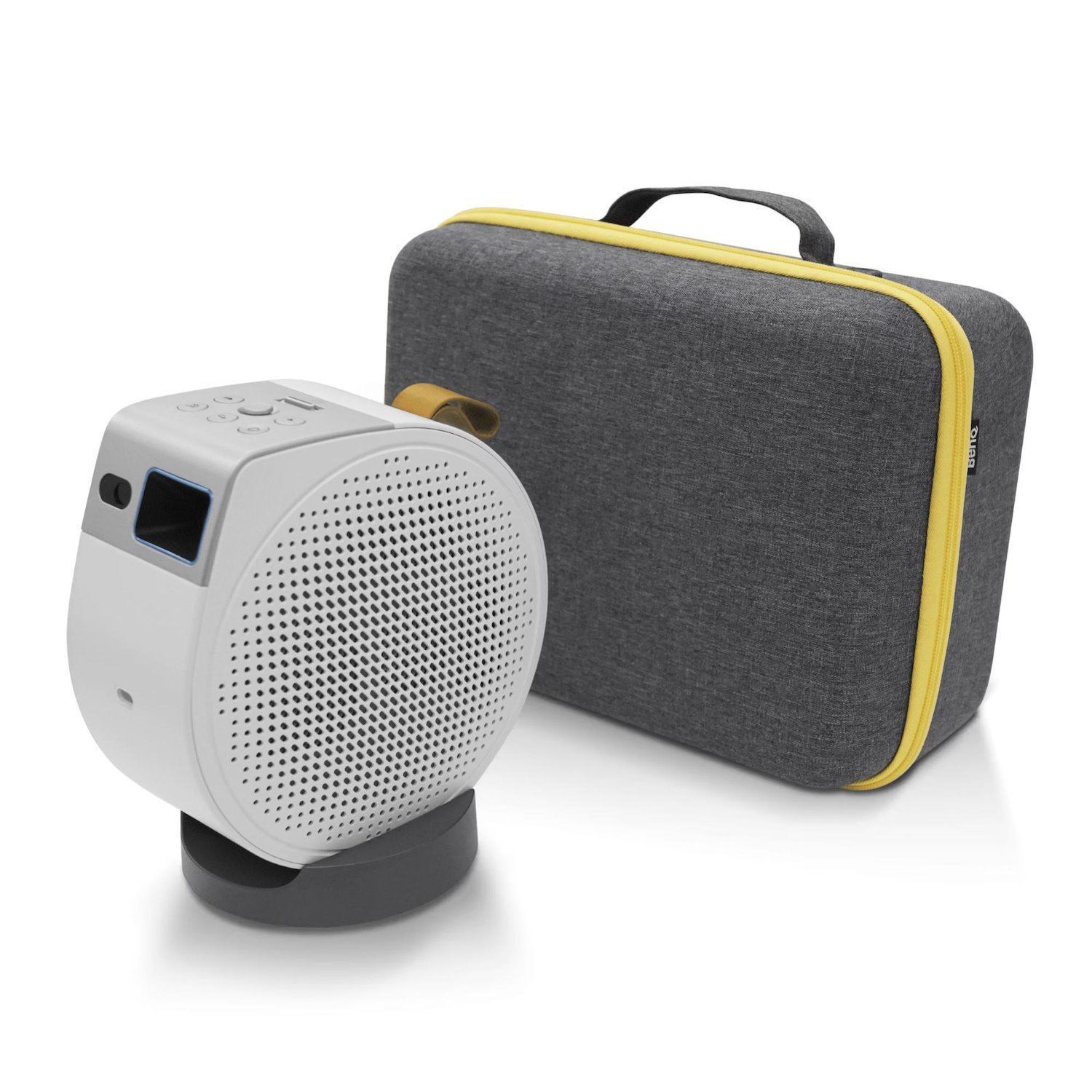 BenQ This Protective Bag Is Tailor-Made For The BenQ GV50, Ensuring A Snug Fit As If Custom-Designed. It Features Dedicated Compartments For The Charger, Base, And Remote Control, Ensuring Each Access