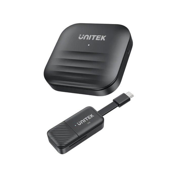 Unitek Usb-C Wireless Hdmi Extender Kit Provides A Seamless Point-To-Point Connection Between Transmitter And Receiver. Effortlessly Cast Anything From PC Or Laptop To TV, Monitor Or Projector Without
