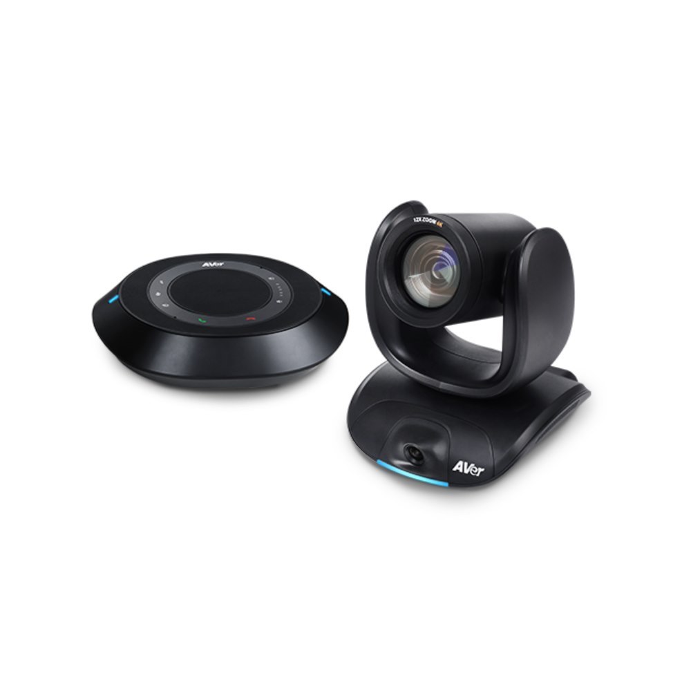 AVer 4K Dual Lens PTZ Conferencing Camera With Scalable Speakerphone For Mid To Large Rooms. 3 Year Warranty