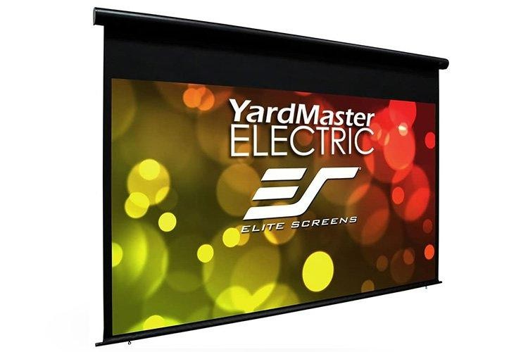 Elite Screens 150 Motorised 169 Projector Screen Fibreglass Back Flame Retardant