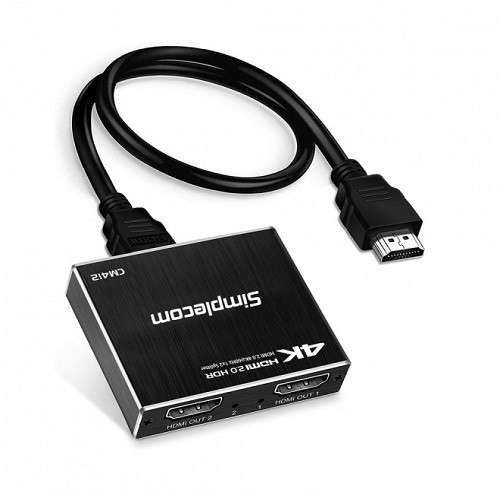 Simplecom SMP CNV Hdmi-Splitter-1-In-2-Out-Duplicator