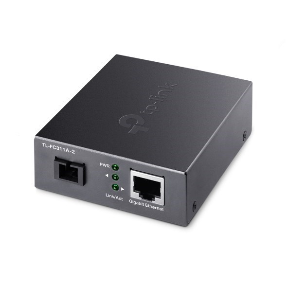 Tp-Link Media Converter, Gigabit WDM, 1550NM TX/1310 NM RX, 2KM, 3YR