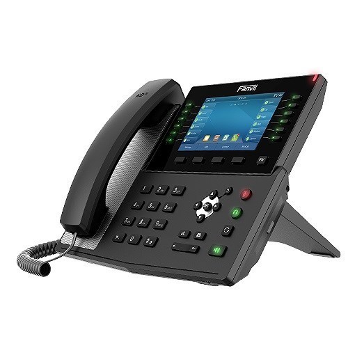 Fanvil X7C Enterprise Color Ip Phone, 5' Hig Res Screen, 20 Sip Lines, HD Audio, Built In Bluetooth, Upto 60 DSS Key Entries,*SBC Ready, Eos
