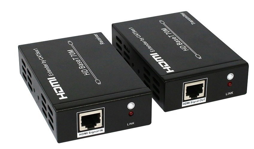 Astrotek Hdmi Extender Over RJ45 Cat5 Cat6 Lan Ethernet Network Converter Splitter For Foxtel Support 40M 4Kx 2K@30hz Or 70M 1080P - A Pair