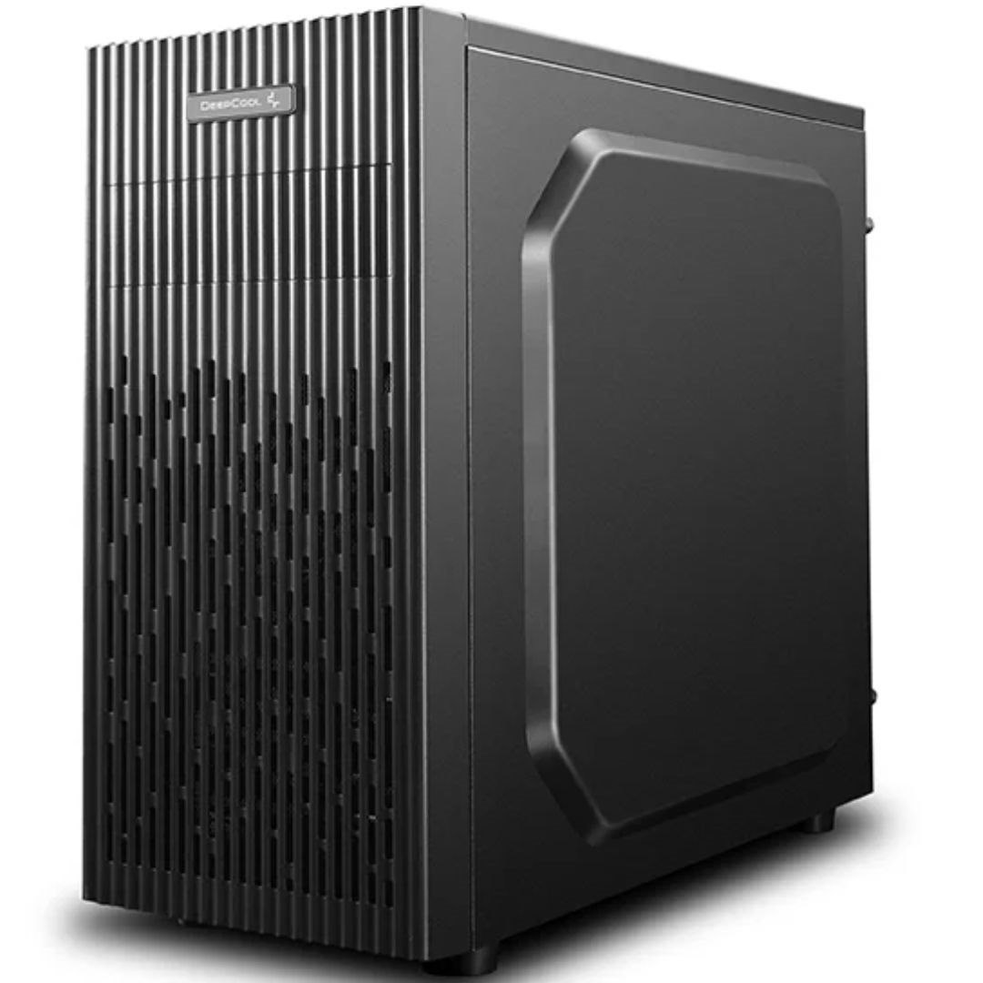 DeepCool Matrexx 30 Full Tempered Glass Side Panel M-Atx Case, 1X 120MM Black Fan, Graphics Card Up To 250MM