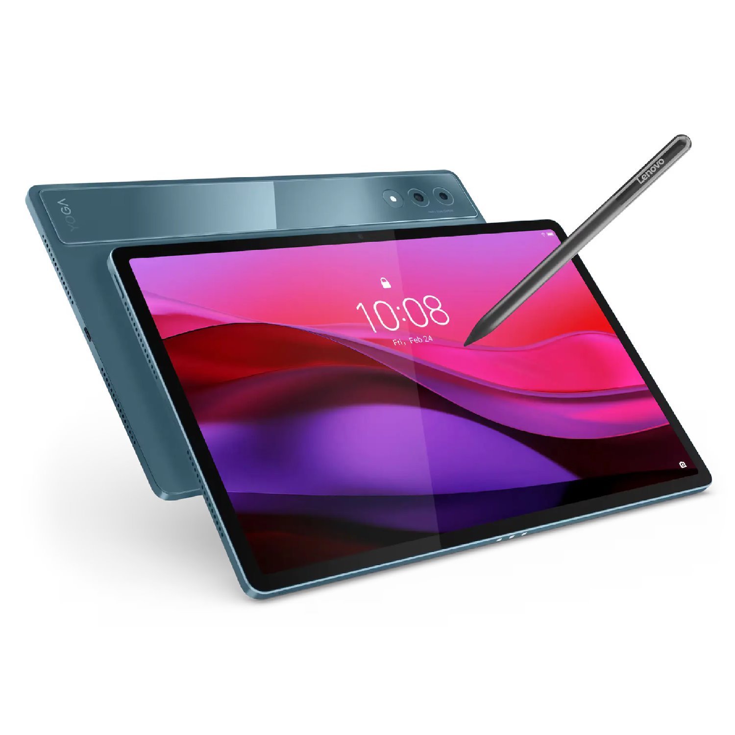 Lenovo Yoga Tab Plus Wi-Fi 512GB With Keyboard & Pen - Tide Teal *Au Stock*, 12.7', 16GB/512GB, 13MP/13MP, Android, 10200mAh, 1 Year Warranty