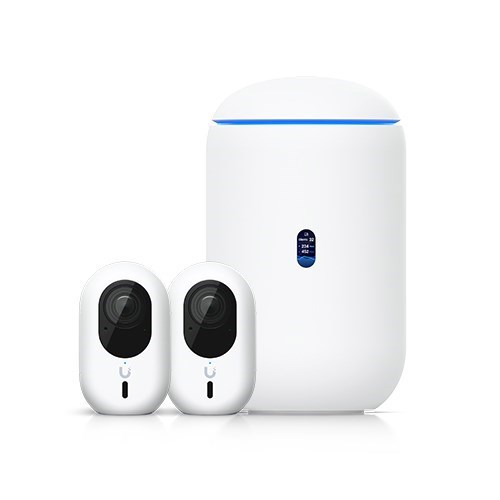 Ubiquiti Advanced Home Surveillance Bundle (2 Instant Cameras Pack), Includes 1× Udr7, 2× Uvc-G6-Ins-W, *Requires MicroSD Card For Protect Storage*