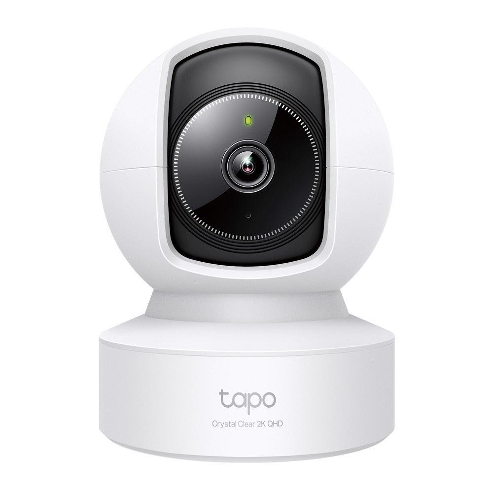 Tp-Link Tapo Pan/Tilt Home Security Wifi Camera, 2K 4MP, Motion Detection, MSD, RJ45, 2YR