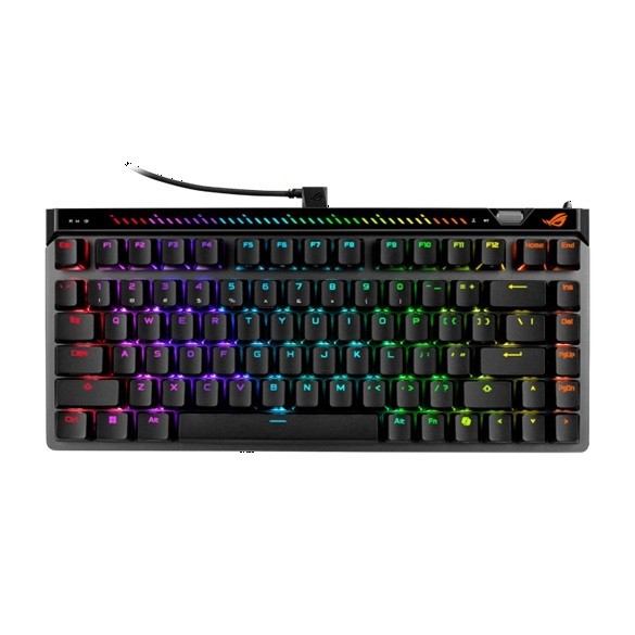 Asus M705 Rog Falchion Ace 75 He Gaming Keyboard - Black, HFXV2Magnetic, USB2.0TypeC, 75%,8000Hz, 0.125MS, Windows10/11, GearLink