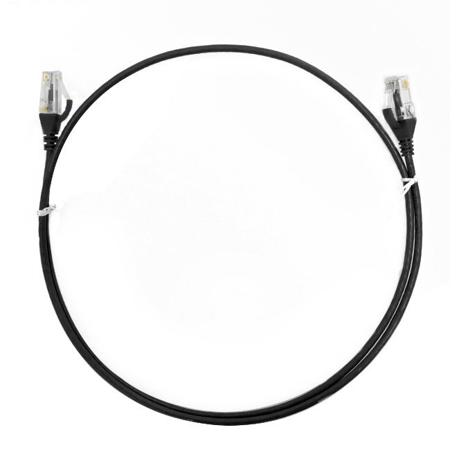 4Cabling 4M Cat 6 RJ45 RJ45 Ultra Thin LSZH Network Cables : Black