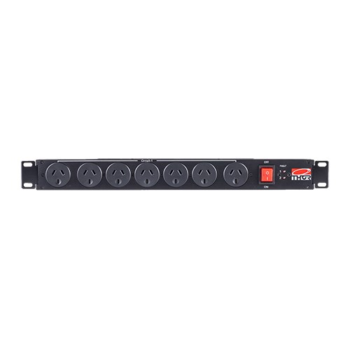 Thor 1Ru 7 Way Smart Rack Guard Surge Protected Power Rail