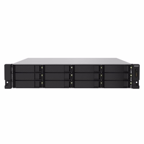 Qnap Ts-1232Pxu-Rp-4G, 12 Bay Nas (No Disk),Cortex-57, 4GB, 2.5GbE(2),10GbE Sfp+(2),2U,3Yr