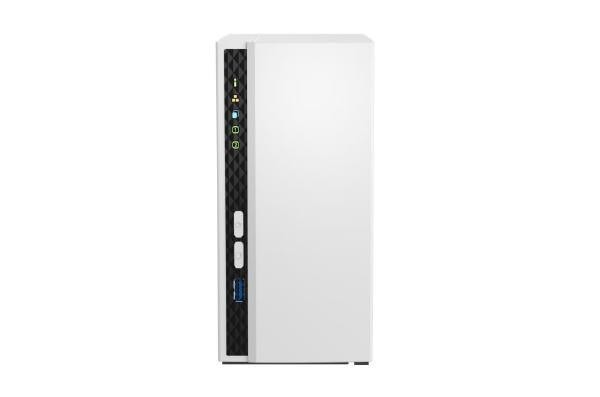 Qnap TS-233 , 2-Bay Nas, Realtek RTD1296 Quad-Core 1.4GHz Processor, 2GB DDR4 Ram, 3.5" Sata HDDs, 2xUSB3.0, 1xUSB2.0, 1X GbE Lan, 2Y RTB