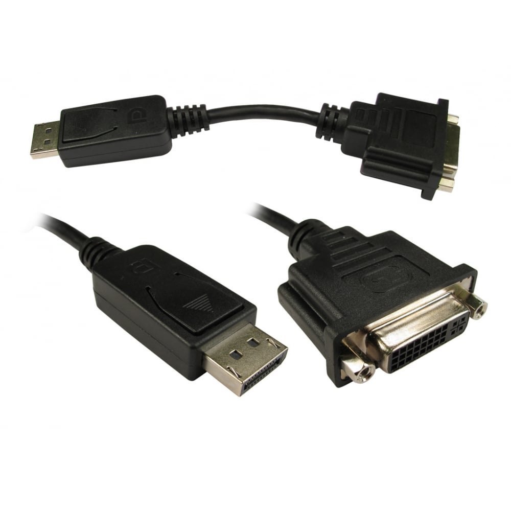Cables Direct 15CM DSPYP M-Dvi-I Dlink F BLK Adp