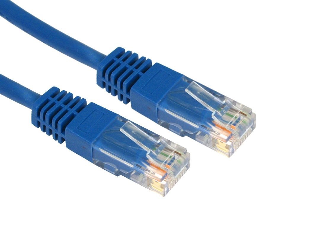 Cables Direct 1M Cat5e Utp PVC Inj MDD Cbl-Blue 0