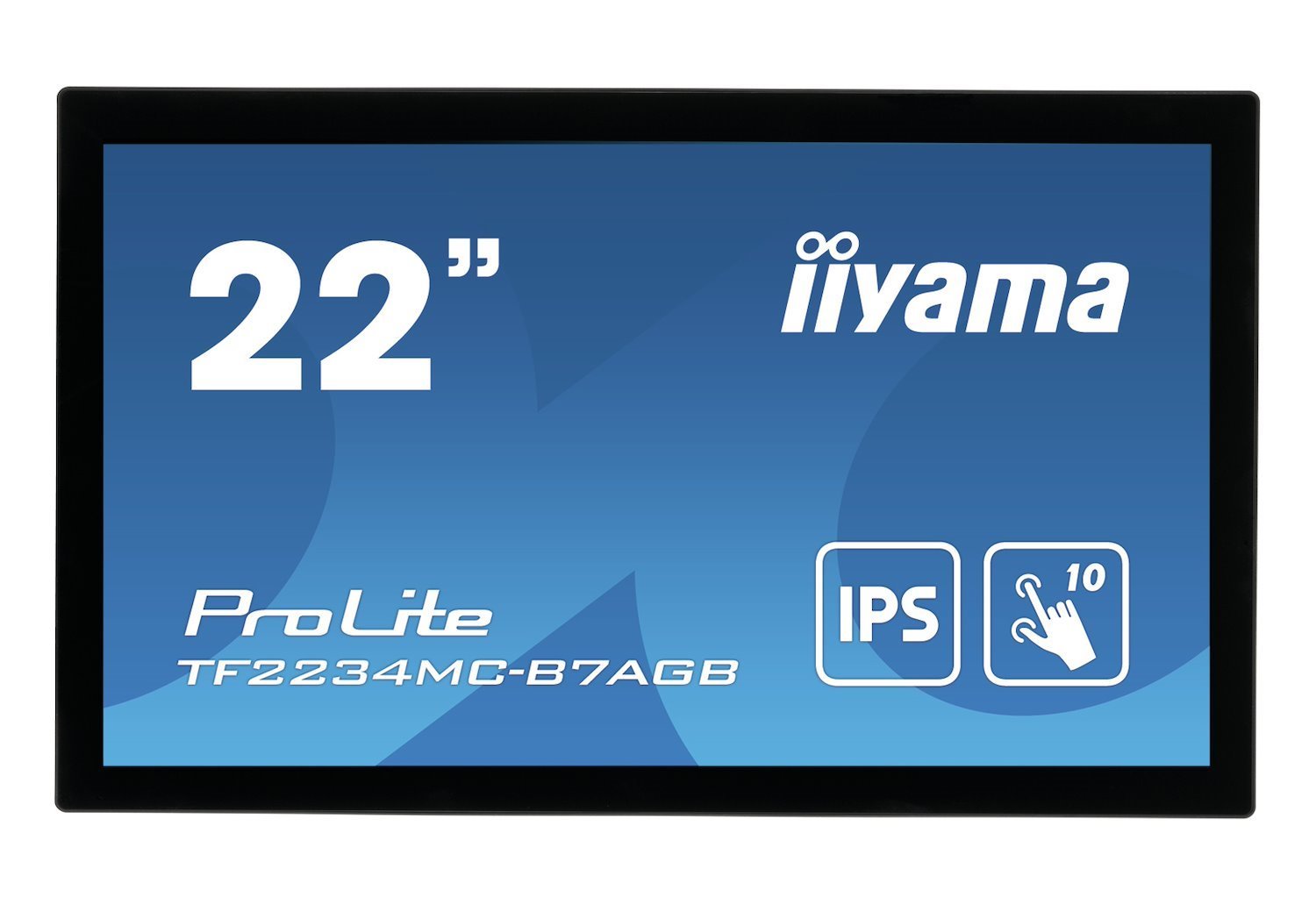 Iiyama ProLite Tf2234mc-B7agb - Led Monitor - 22" (21.5" Viewable) - Open Frame - Touchscreen - 1920 X 1080 Full HD (1080P) @ 60 HZ - Ips - 350 CD/M� - 1000:1 - 8 MS - Hdmi, Vga, DisplayPort - Black