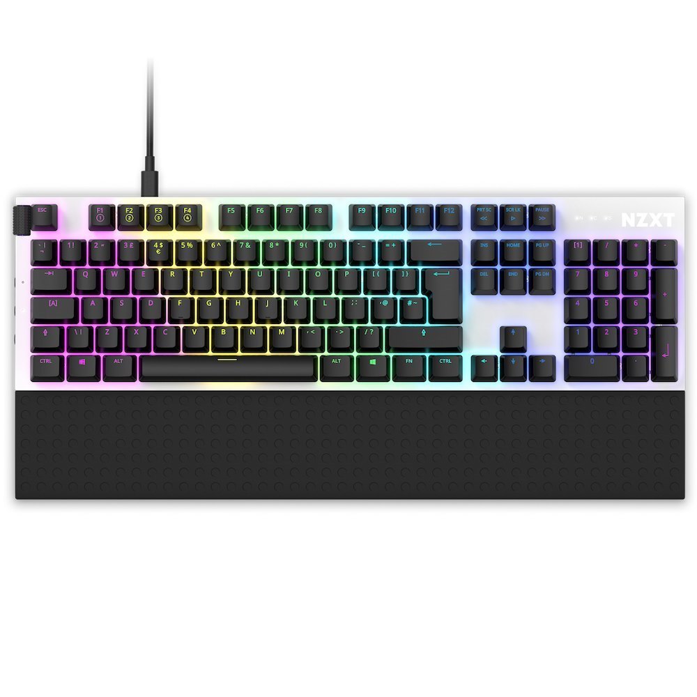 NZXT Function Full Keyboard White