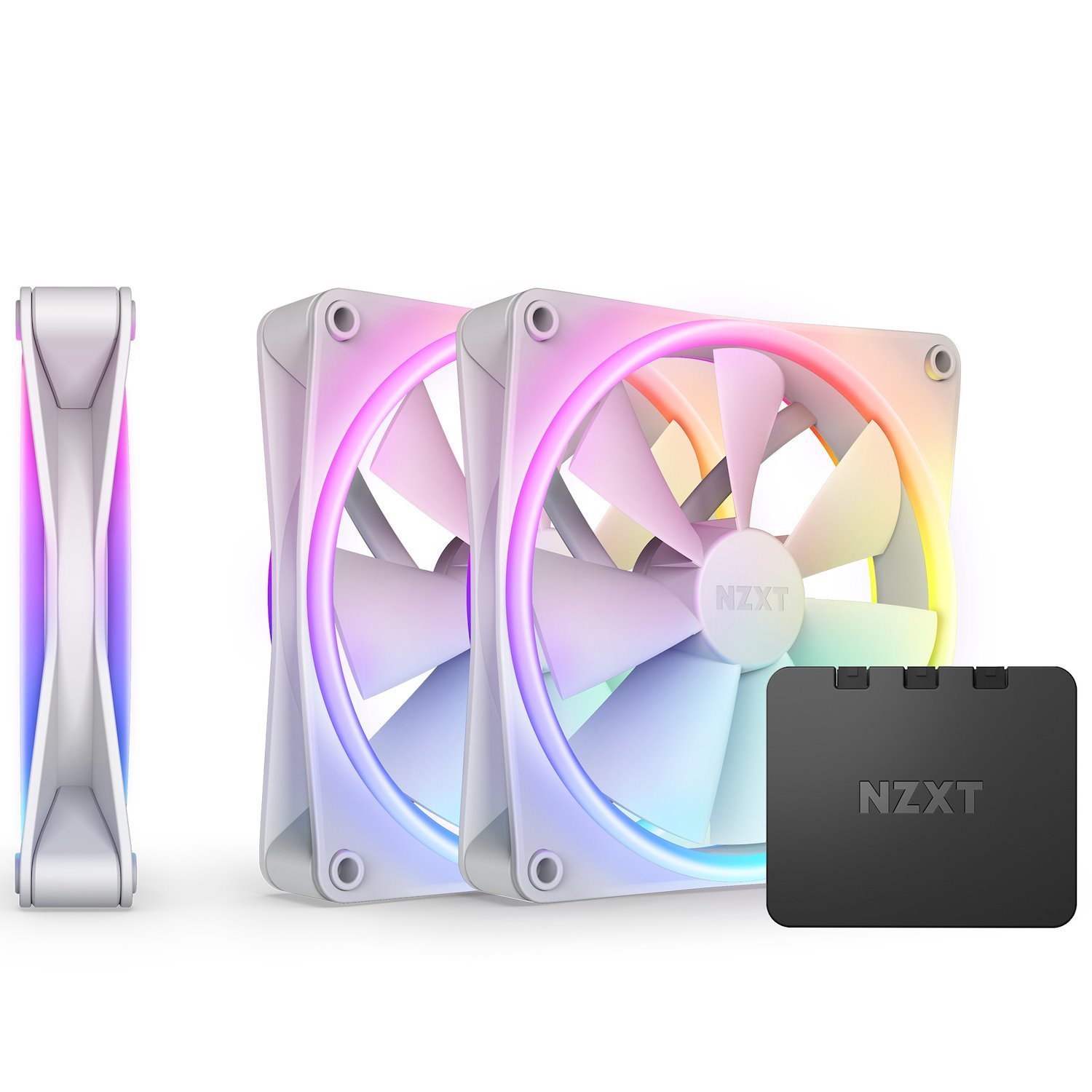 NZXT 3xF120 RGB Duo & RGB White Fans