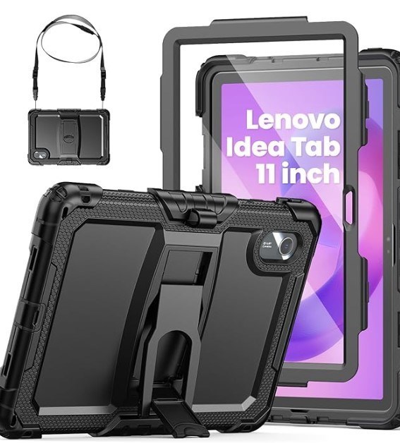 Lenovo Idea Tab Case 2025 / Tab K11 11 inch 2024, Shockproof With Screen Protector, Adjustable Stand