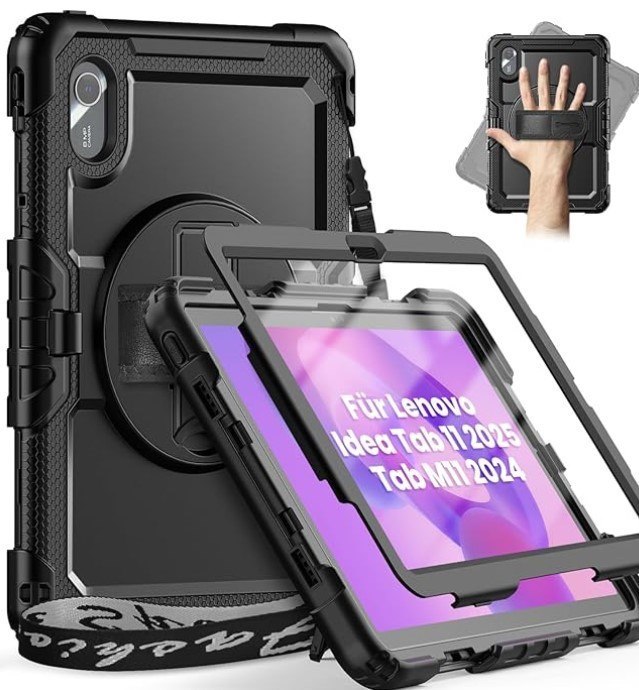 Timecity Case for Lenovo Tab M11 (TB330FU/TB330XU) 11 Inch Tablet Case with Pen Holder/Stylus Holder/Screen Protector