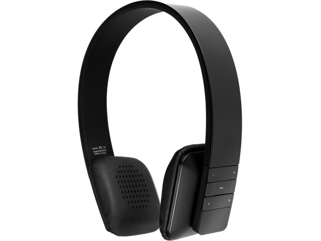 Aluratek Black Abh04fb Bluetooth Wireless Stereo Headphones