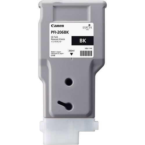 Canon Lucia EX PFI-206BK Original High Yield Inkjet Ink Cartridge - Black Pack