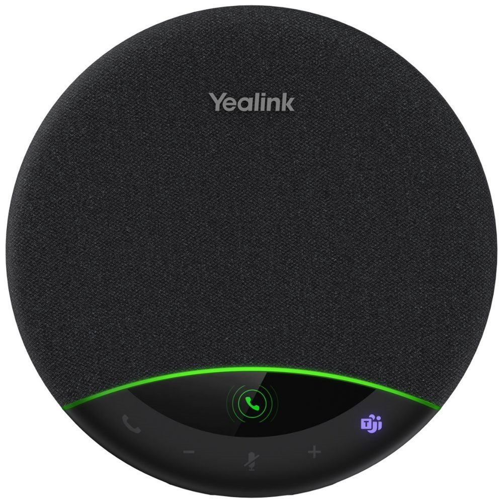 Yealink (Sp96-C/A) Usb Speakerphone, Usb-C/A, Noise Cancellation, 65MM Speaker, Full Duplex Audio And Echo Cancellation