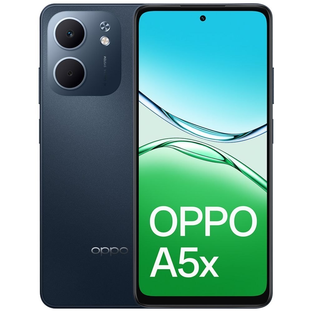 Oppo A5x 4G 128GB - Midnight Blue (Cph2725au Blue)*Au Stock*, 6.67', HD+, 60Hz, 4GB/128GB, 32MP/5MP, Dual Sim, 6000mAh,IP65, 2 Years Warranty