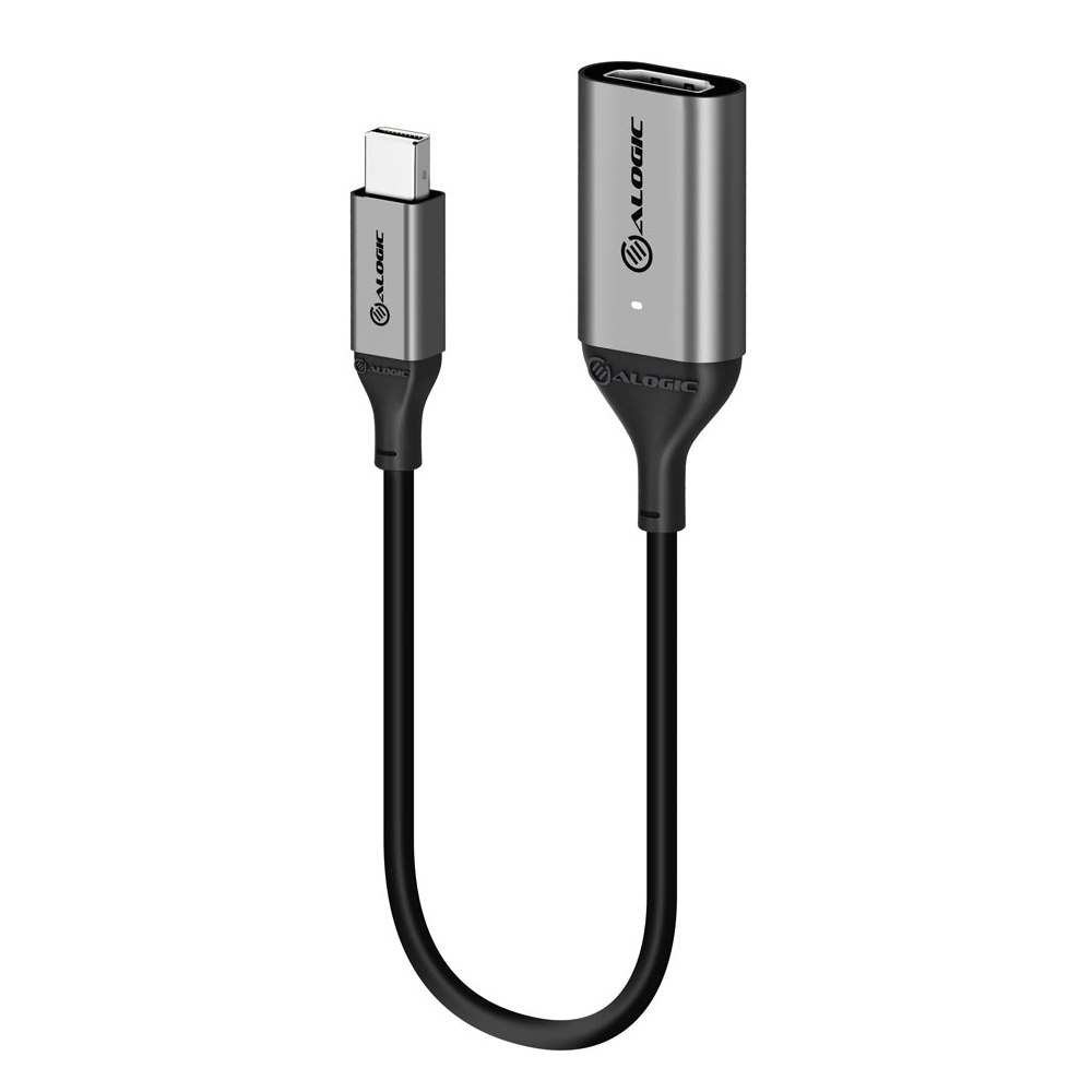 Alogic Ultra 20CM Mini DisplayPort To Hdmi 2.0 Adapter - 4K@60Hz - Active Chipset