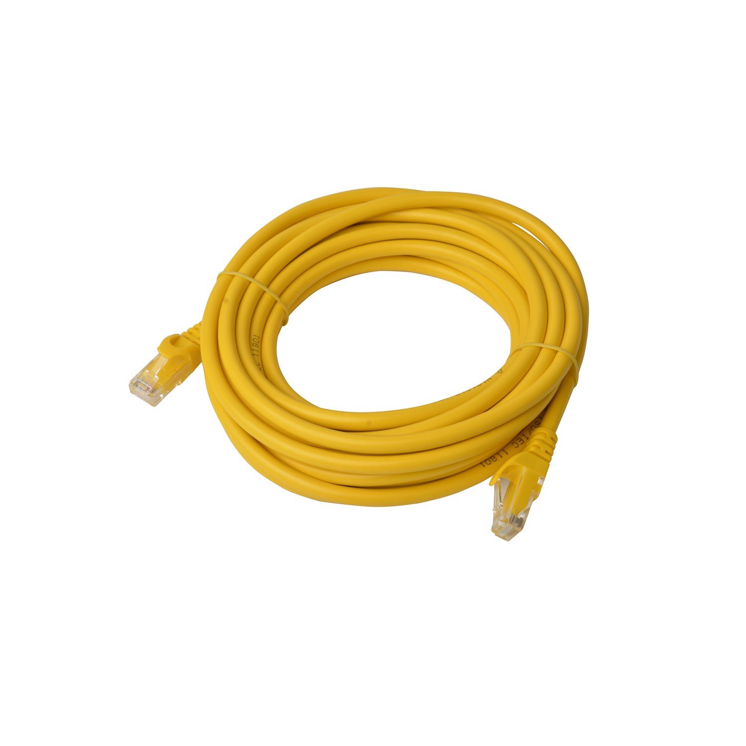 8Ware Cat 6A Utp Ethernet Cable, Snagless  - 5M Yellow