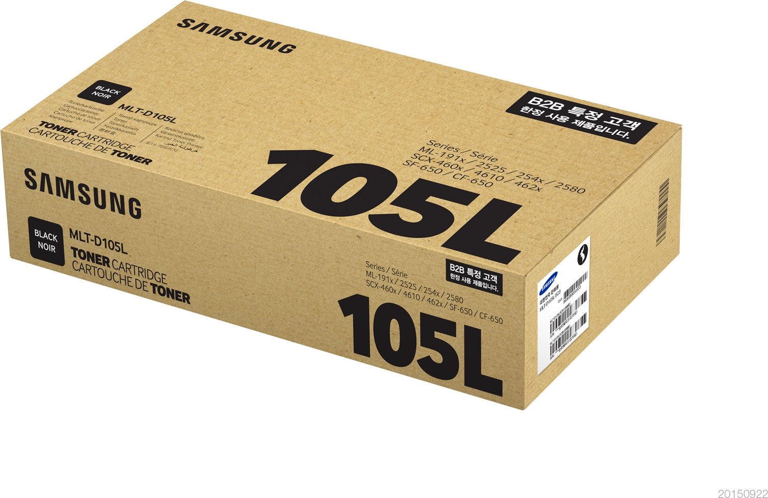 Samsung MLT-D105L High Yield Black Toner Cartridge