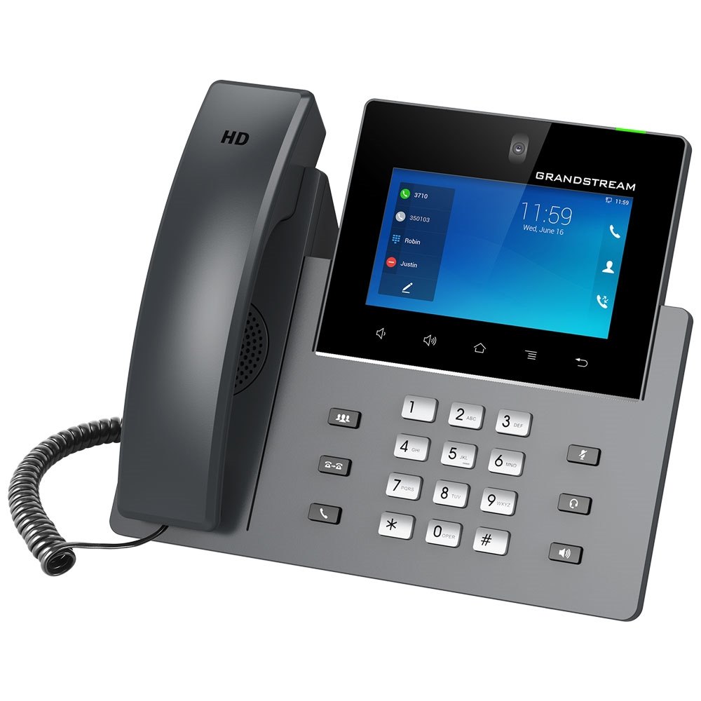 Grandstream GXV3350 16 Line Android Ip Phone, 1280 X 800 Colour HD Touch Screen, Dual Gig Ports, Bluetooth, WiFi, USb, Hdmi,