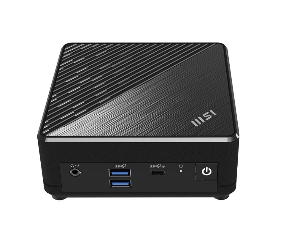 Msi Cubi N Adl S-214Bau Mini PC Barebone Intel N100 DDR4 Upto 16GB Intel HD Graphics 1X M.2, 2X Usb 3.2