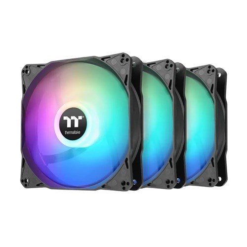 ThermalTake THM Fan 120Mm-Argb-Le120-3Pk-Black