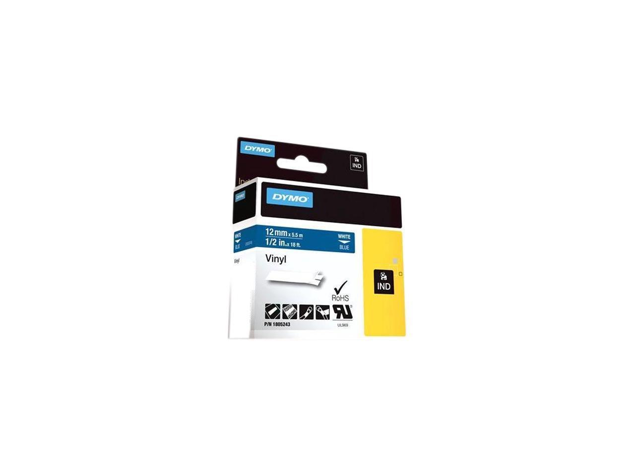 Dymo Rhino 1/2In Blue Vinyl-12Mm