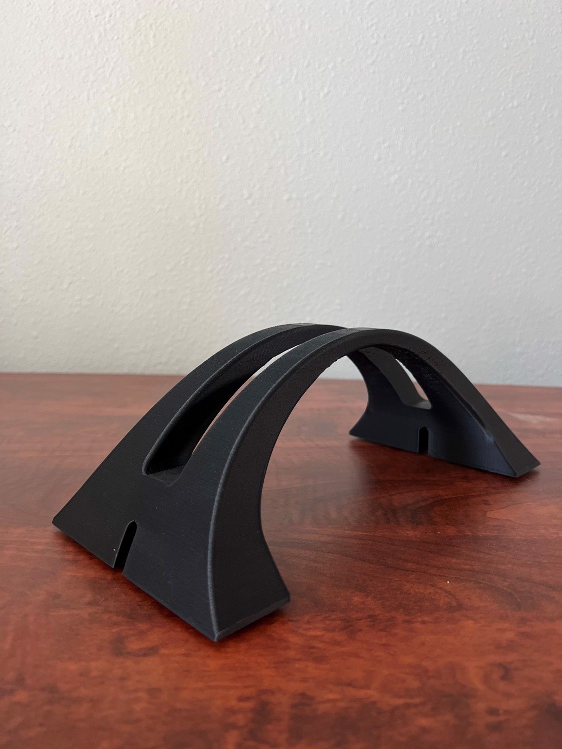 Vertical Laptop Stand with space for Docking Station (Black)