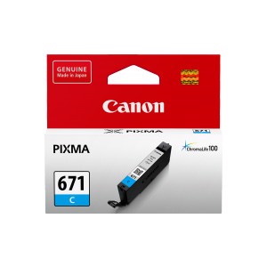 Canon CLI-671C Original Inkjet Ink Cartridge - Cyan Pack