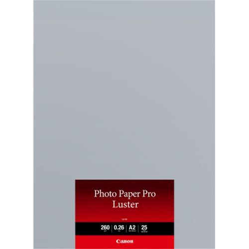 Canon Lu101a2 25 Sheets A2 260GSM Luster Photo Paper Professional Finish