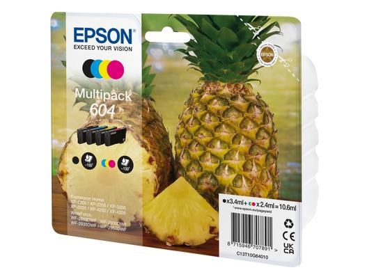 Epson 604 STD Multipack XP-2200 XP-3200 XP-4200 WF-2910 WF-2930 WF-2950