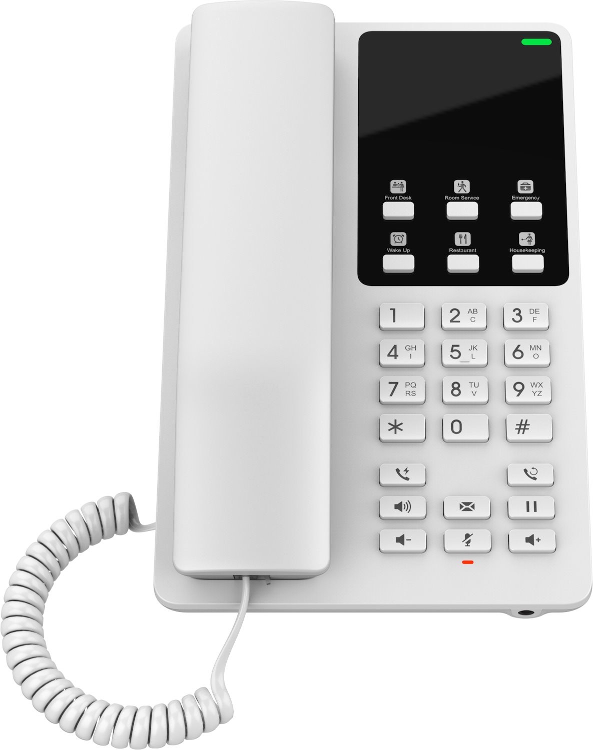 Grandstream Desktop Hotel Phone W/ Built-In Wifi - White