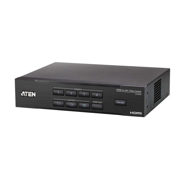 Aten Camlive Pro 4K 4-Input Hdmi To Usb Video Switcher