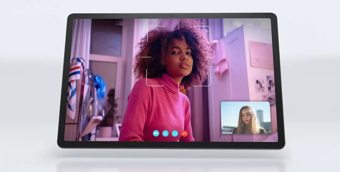 Tab P12 video conferencing calls
