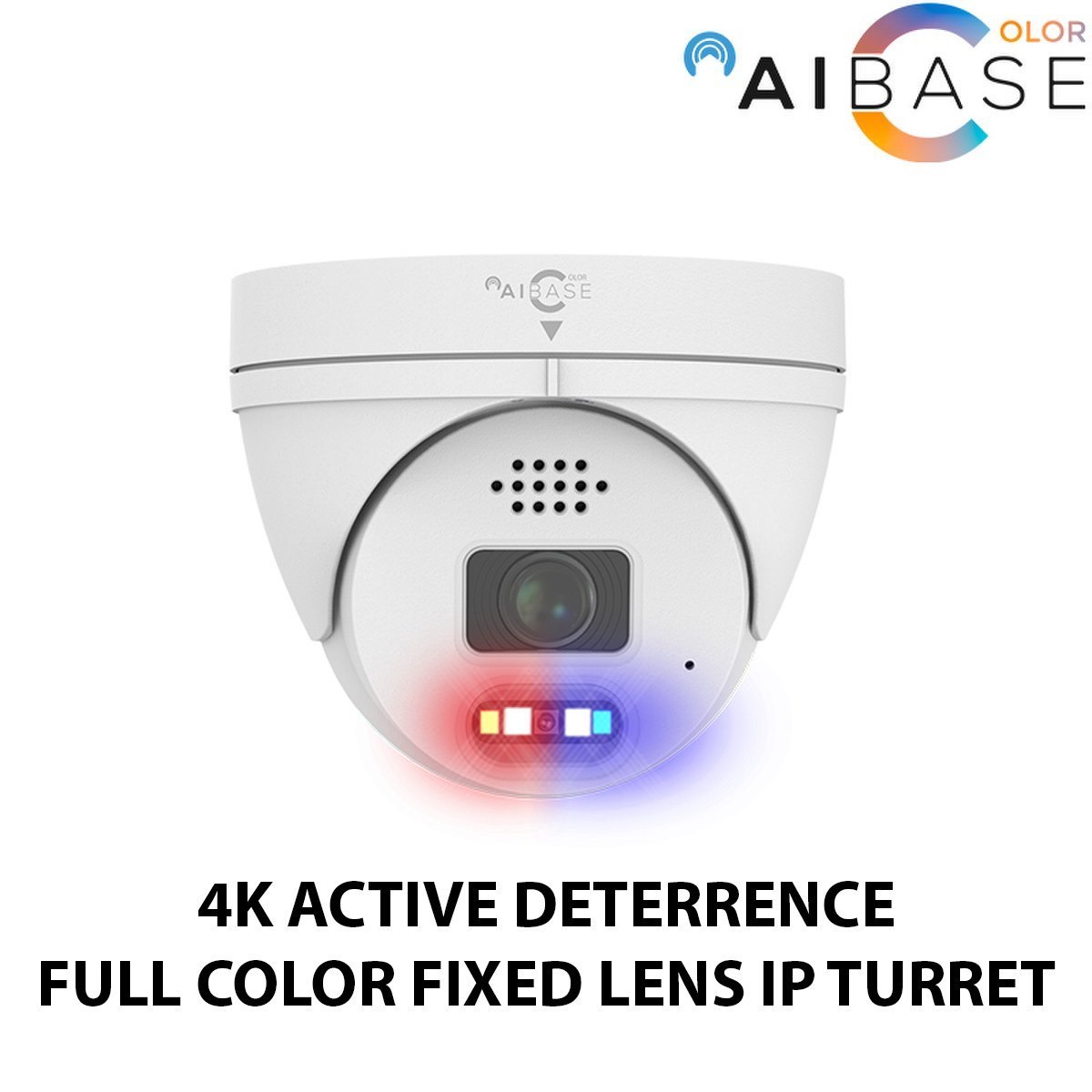 8MP AI FULL COLOR FIXED LENS IP TURRET