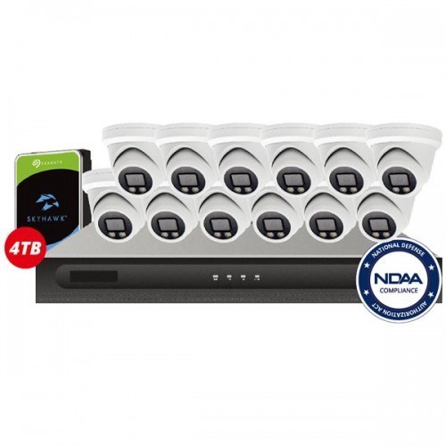 16CH NDAA 6MP FULL COLOR NIGHT 4CH AI IP 